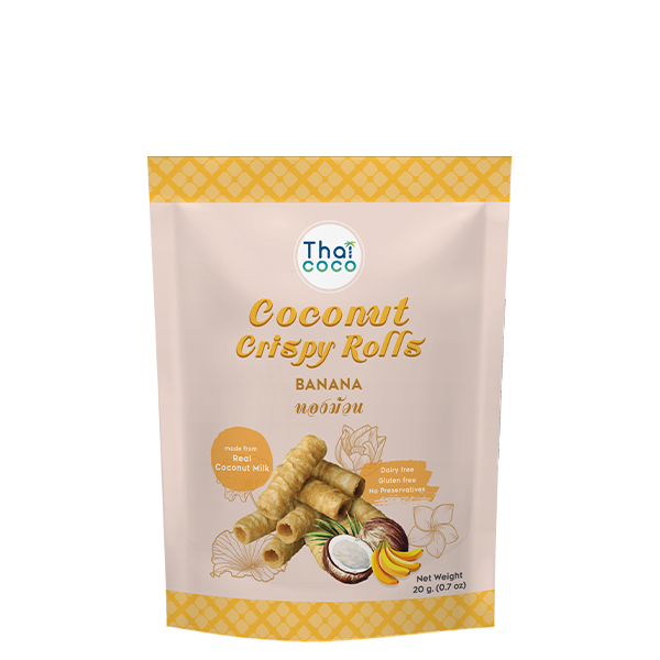 Coconut roll Banana Flavor 140 g.